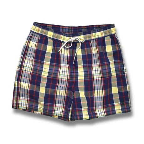 USED "90'S RALPH LAUREN" MADRAS SWIM SHORTS