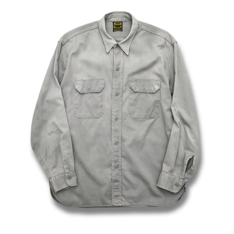 VINTAGE ”50'S WASHINGTON DEE CEE" FADED COTTON WORK SHIRTS