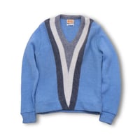 VINTAGE "60'S SARBY" V-NECK KNIT SWEATER