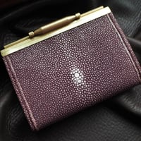 【Maison d' Artisan】メゾンドアルチザン Monnaie モネ ガルーシャ（バーガンディ）