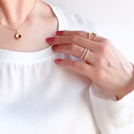 Pool Necklace-K18YG