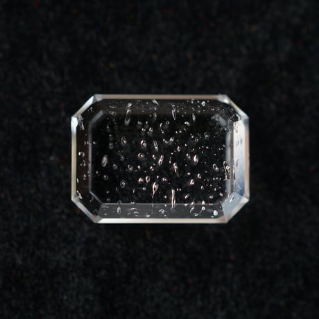 【自社研磨カット】ネガティブクリスタルインクォーツ Negative Crystal in Quartz 011