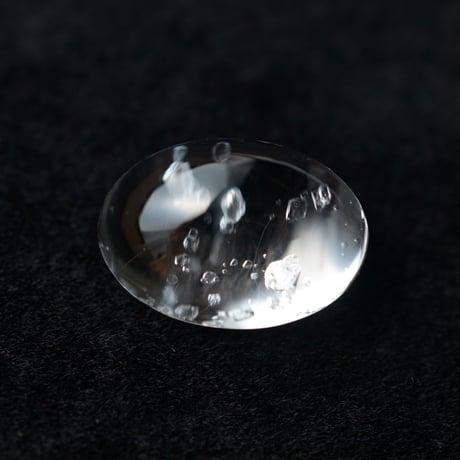 【自社研磨】フローライトインクォーツ Fluorite in Quartz 010