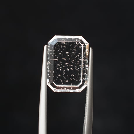 【自社研磨カット】ネガティブクリスタルインクォーツ Negative Crystal in Quartz 011