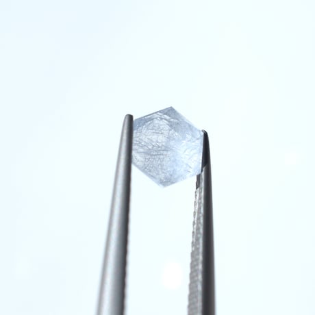 【自社研磨】デュモルチェライトインクォーツ Dumortierite in Quartz N053