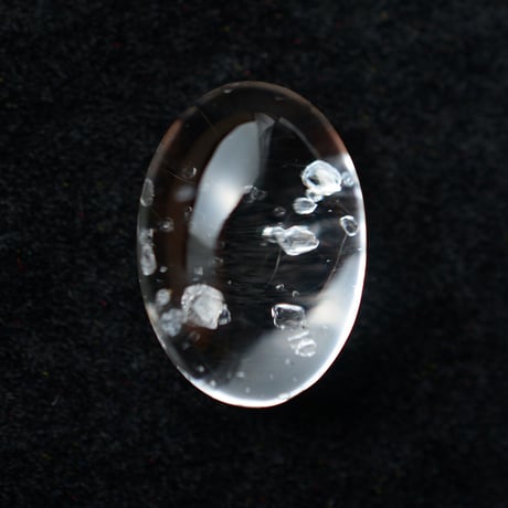 【自社研磨】フローライトインクォーツ Fluorite in Quartz 010