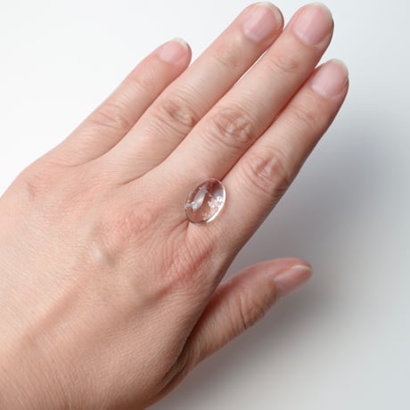 【自社研磨】フローライトインクォーツ Fluorite in Quartz 010