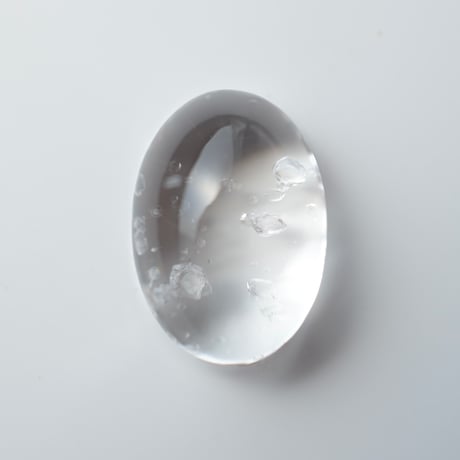 【自社研磨】フローライトインクォーツ Fluorite in Quartz 010