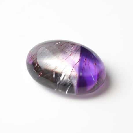 【自社研磨】ゲーサイトインアメシスト Goethite in Amethyst N011