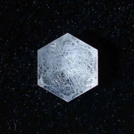 【自社研磨】デュモルチェライトインクォーツ Dumortierite in Quartz N053