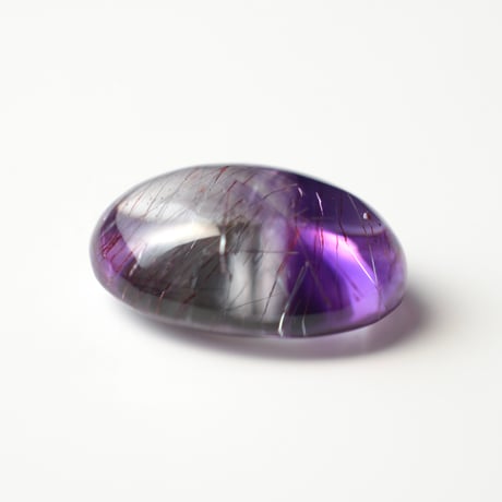【自社研磨】ゲーサイトインアメシスト Goethite in Amethyst N011