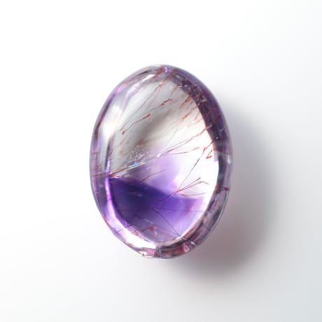 【自社研磨】ゲーサイトインアメシスト Goethite in Amethyst N011