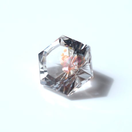 【自社研磨】ライモナイトインクォーツ Limonite in Quartz 007