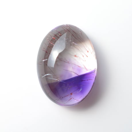 【自社研磨】ゲーサイトインアメシスト Goethite in Amethyst N011