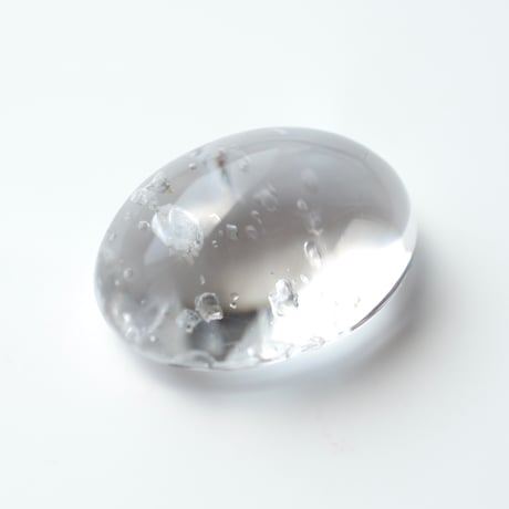 【自社研磨】フローライトインクォーツ Fluorite in Quartz 010