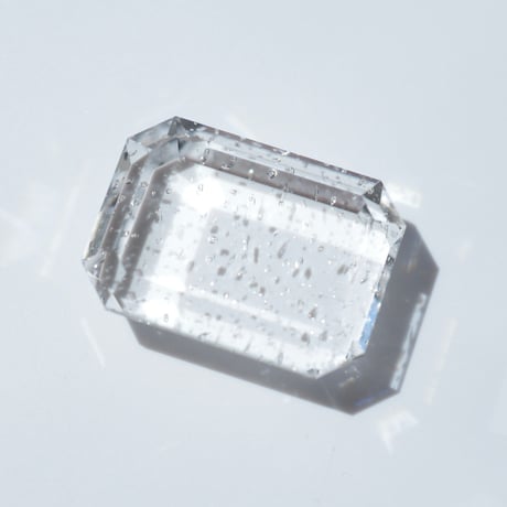 【自社研磨カット】ネガティブクリスタルインクォーツ Negative Crystal in Quartz 011