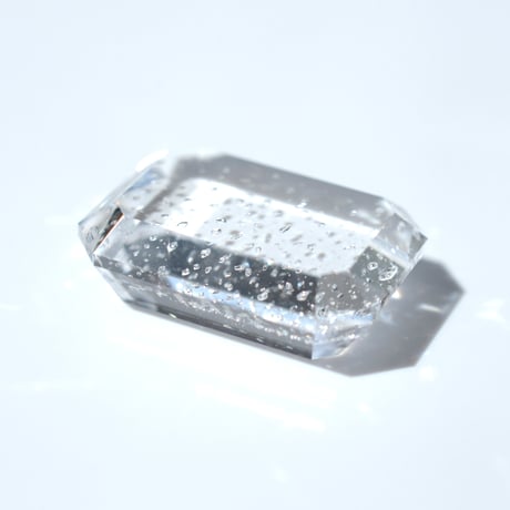 【自社研磨カット】ネガティブクリスタルインクォーツ Negative Crystal in Quartz 011