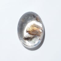 【自社研磨】ブルッカイトインクォーツ Brookite in Quartz 005