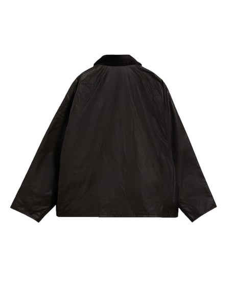 Barbour Transport Waxed Jacket Black