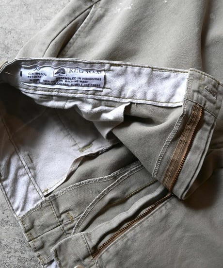 Red Kap Painted Work Pants Khaki -1