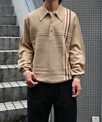Damon 3Button Knit Polo Sweater -4