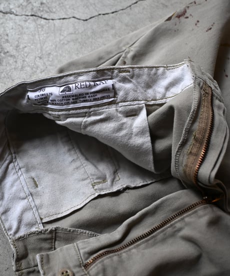 Red Kap Painted Work Pants Khaki -2