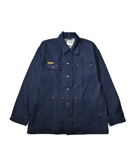 Prison Blues Denim Yard Coat Rigid Blue