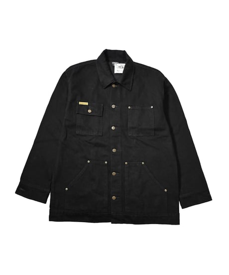 Prison Blues Denim Yard Coat Black