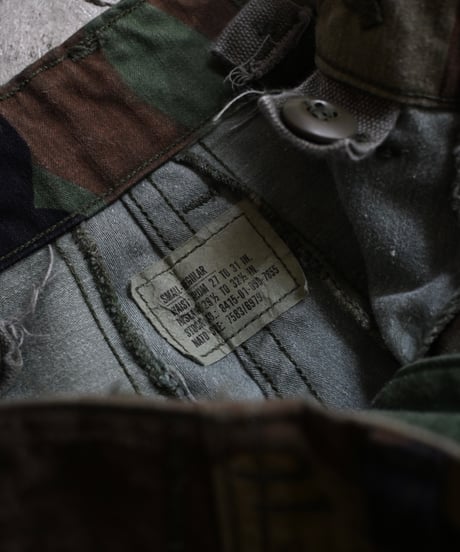 Used Us Army M-65 Field Pants Woodland Camo -2