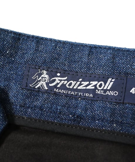 Fraizzoli Pleat Seamless Denim Slacks