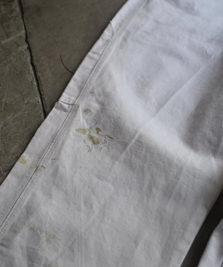 Stan Ray Painted Painter Pants White made in USA-1