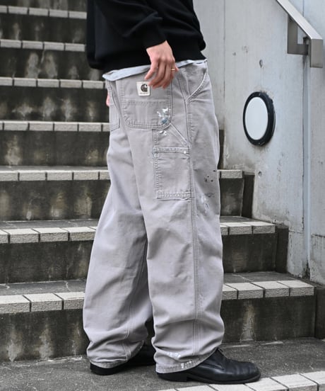 Used Carhartt B11 Painted Duck Painter Pants -3