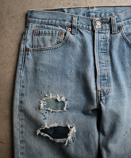 90s Customized  Levi's 501 Denim Pants Made in USA -2