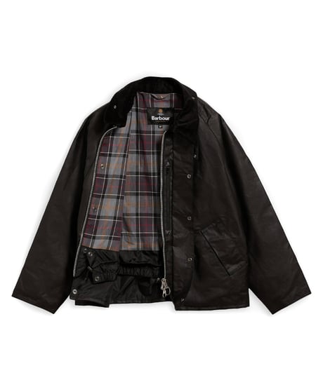 Barbour Transport Waxed Jacket Black