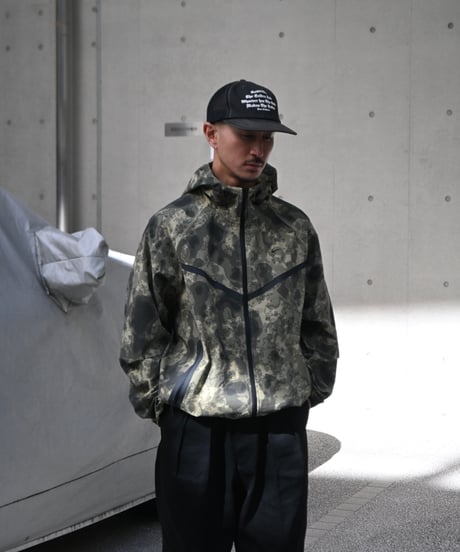 Nike Tech Woven Camo Windrunner Jacket Neutral Olive/Black