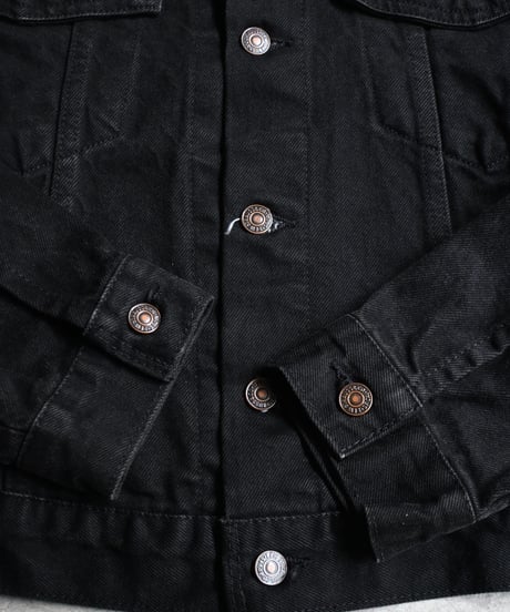 90s Levi's 70598-4159 Denim Trucker Jacket Black