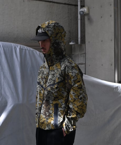 Nike Tech Woven Camo Windrunner Jacket Olive Flak/Black