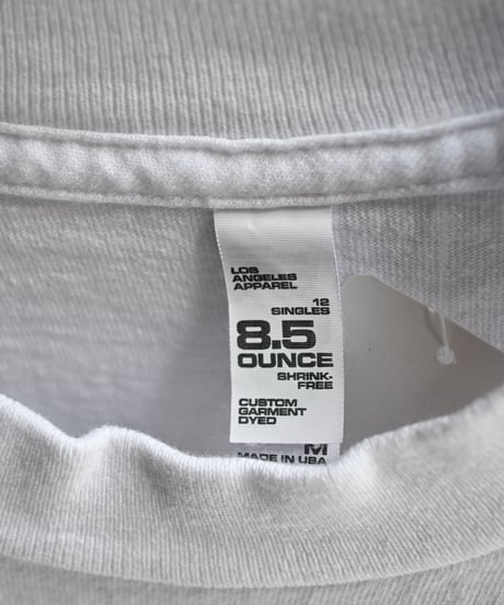 Customized Los Angeles Apparel Garment Dye 8.5oz S/S Wide Tee -7