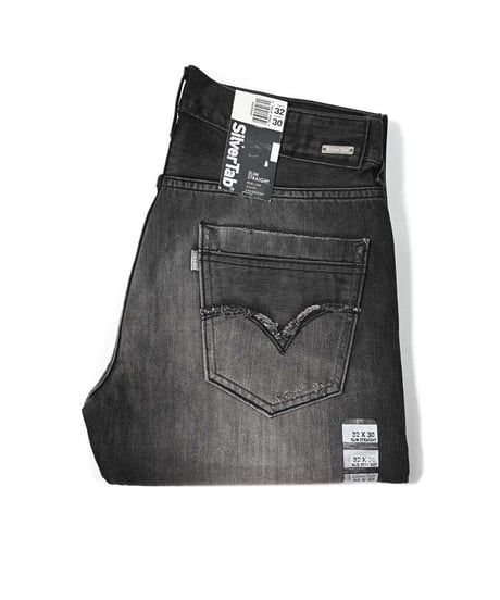 00s Deadstock Levi's Silver Tab Slim Straight Denim Pants #0002