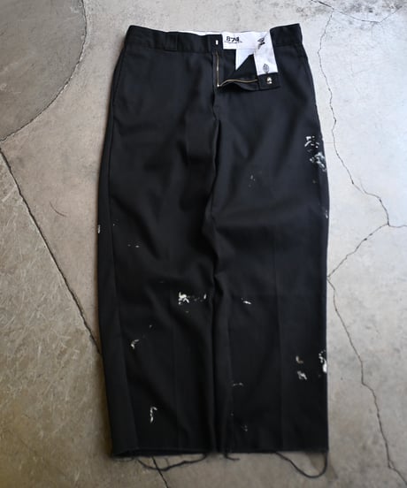 Dickies 874 Painted Work Pants Black -2
