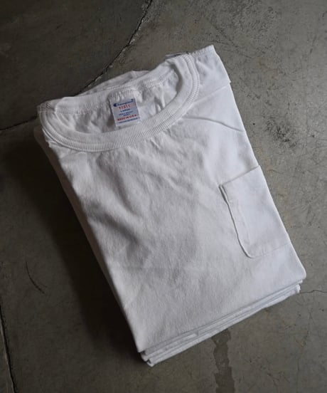 Deadstock Champion T1011 Blank Pocket T-Shirt Made in USA