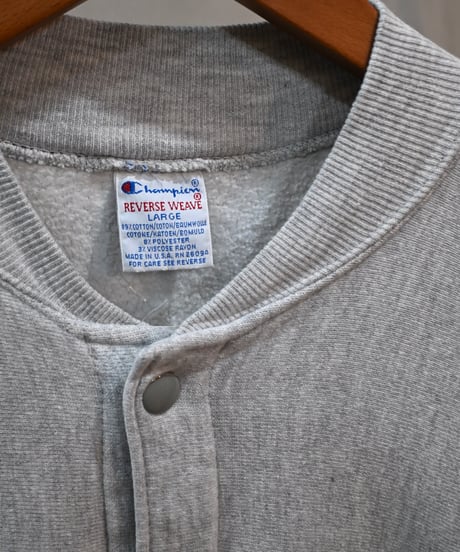 90s Champion Reverse Weave Full Snap Cardigan " Made in USA "-15