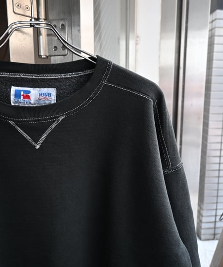 Russel Athletic Black Overdye High Cotton Sweat Shirt -8