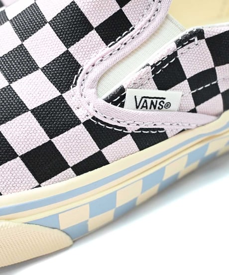 VANS Classic Slip-On Checkerboard Pale Petal Pink/Black