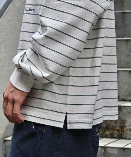 L.L.Bean Union Long Sleeve Stripe Tee