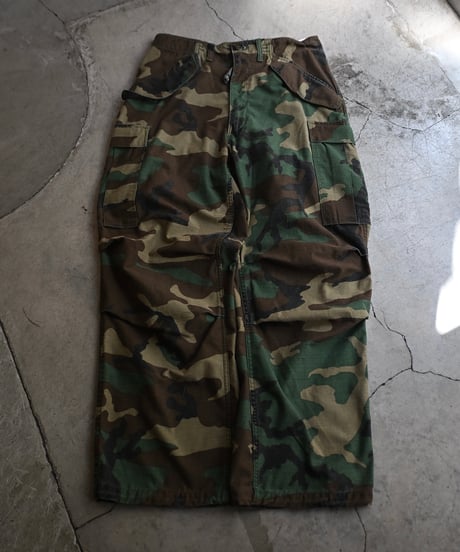 Used Us Army M-65 Field Pants Woodland Camo -2