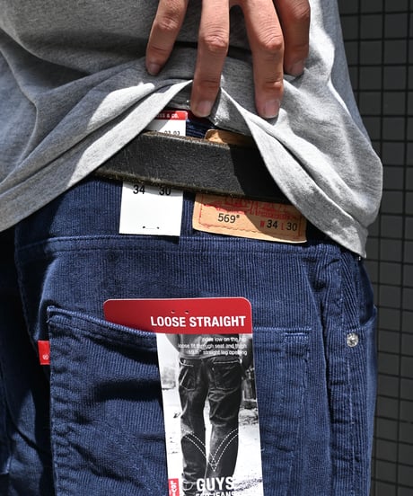 Deadstock Levi’s 569 Corduroy Pants Navy