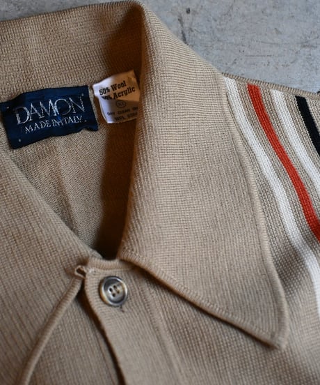 Damon 3Button Knit Polo Sweater -4