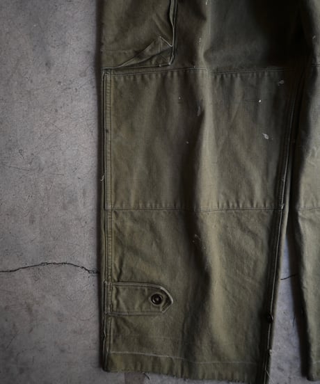 Used French Army Early M-47  Cargo Pant