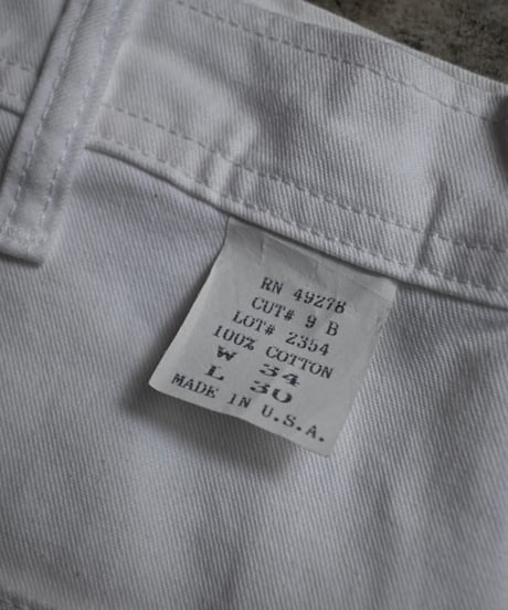 Stan Ray Painted Painter Pants White made in USA-3
